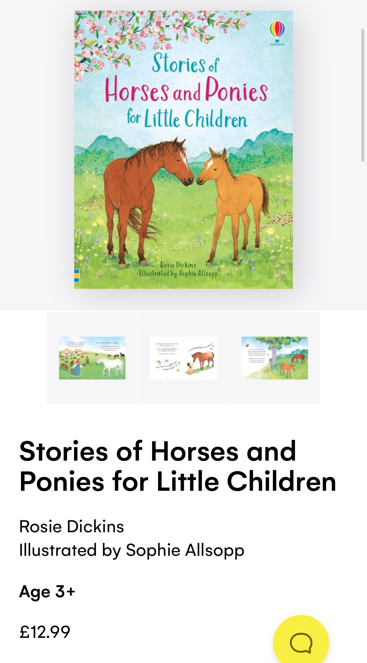 Stories of horses and ponies for little children