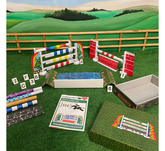 Crafty ponies show jumps *new set*