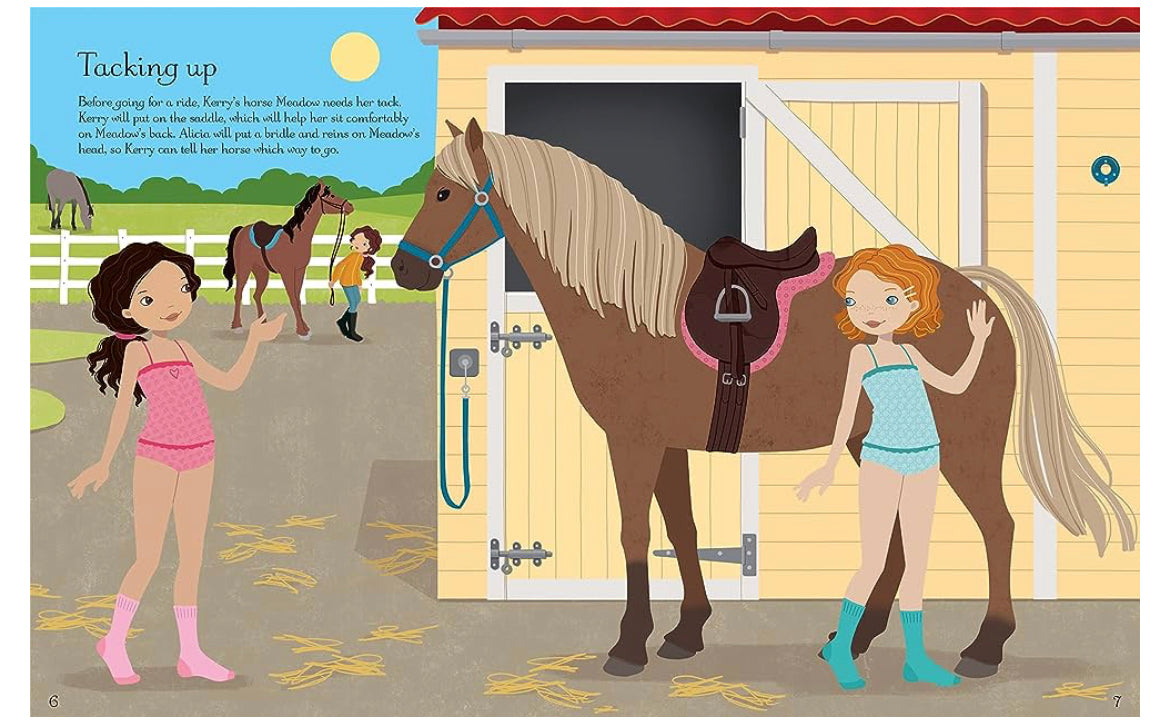 Usborne - sticker dolly dressing at the stables