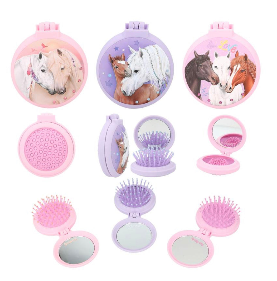 Miss melody folding hair brush