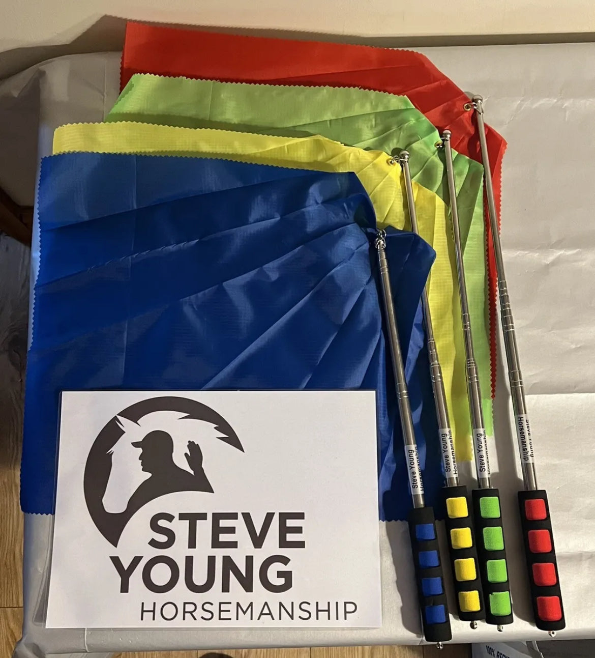 Telescopic training flag - Steve young horsemanship