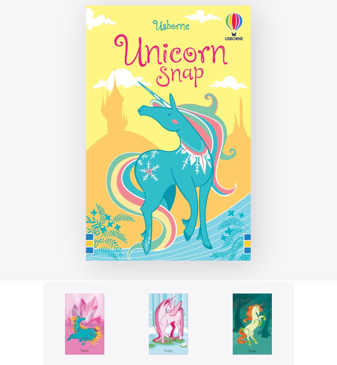 Unicorn snap cards