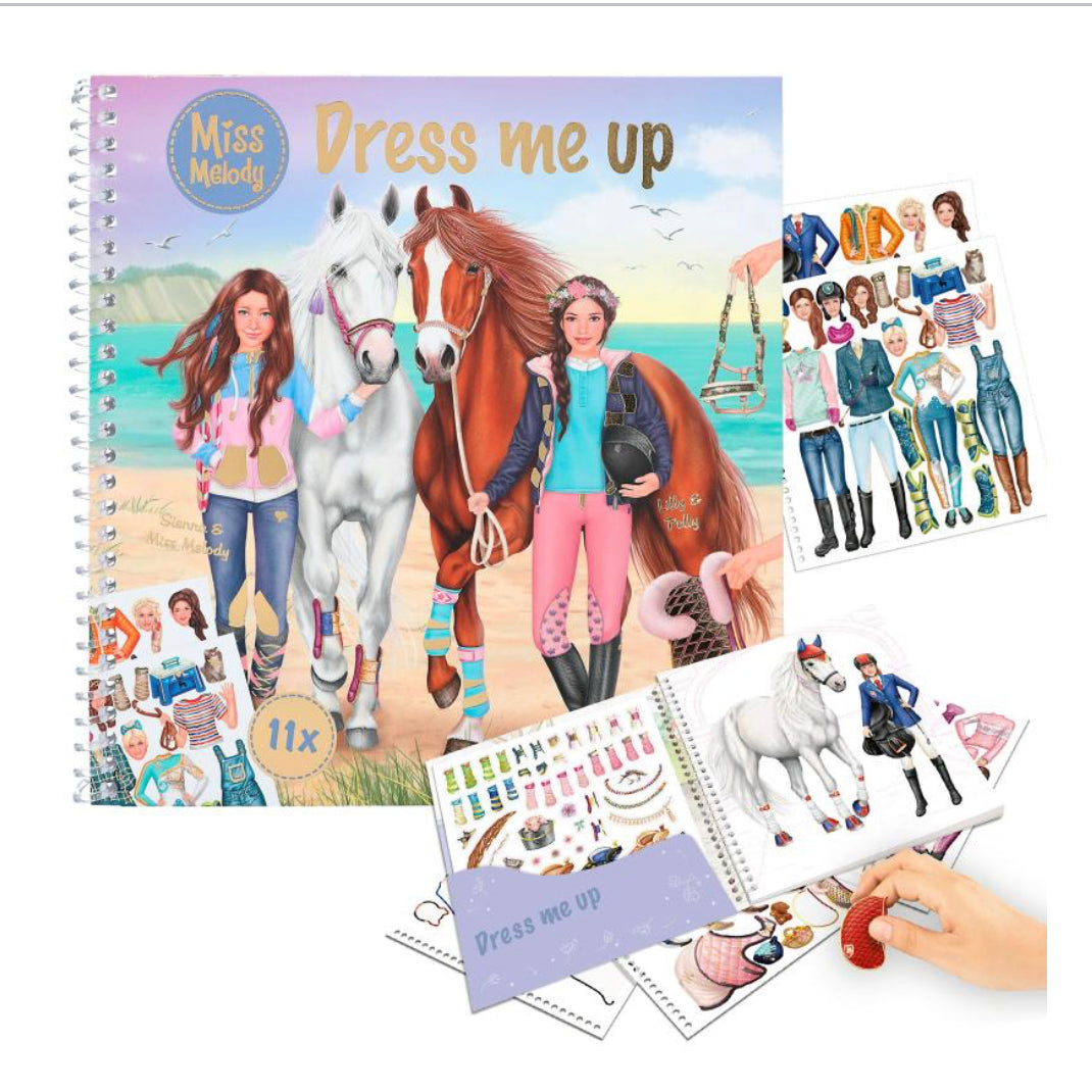 Miss melody dress me up book